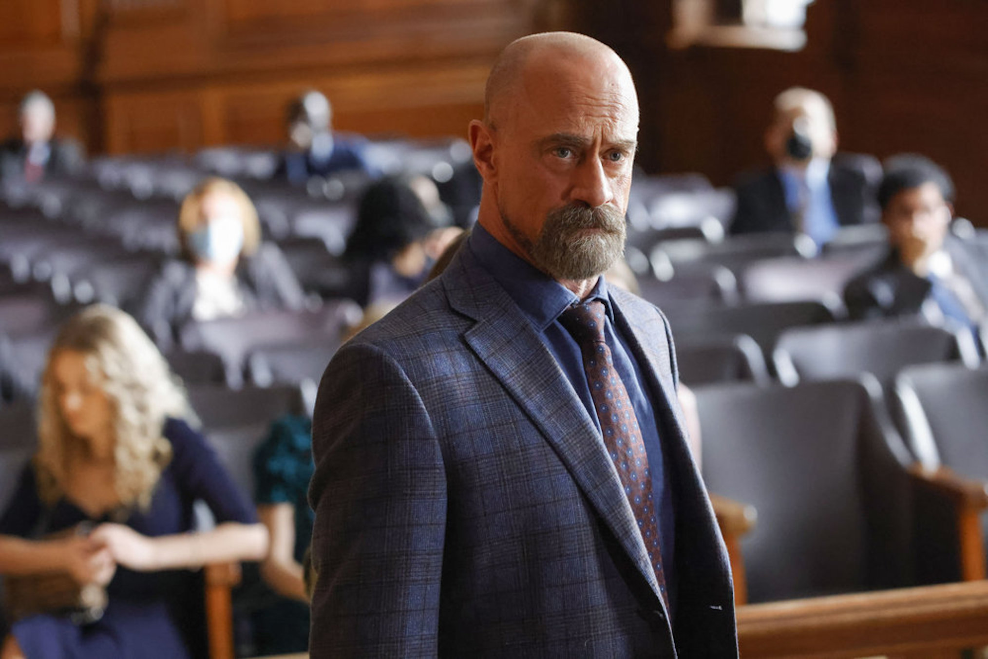 Christopher Meloni as Det. Elliot Stabler in Law & Order Organized Crime