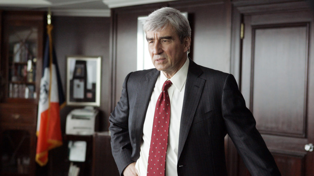 Sam Waterston as Jack McCoy in Law & Order