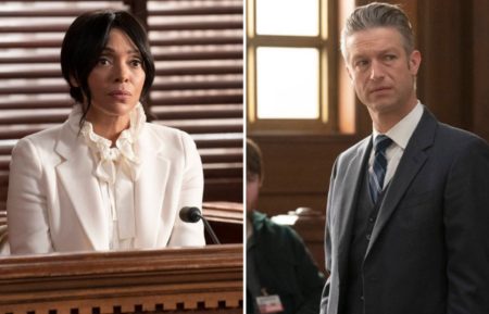 Tamara Taylor as Angela Wheatley, Peter Scanavino as ADA Sonny Carisi in Law & Order SVU