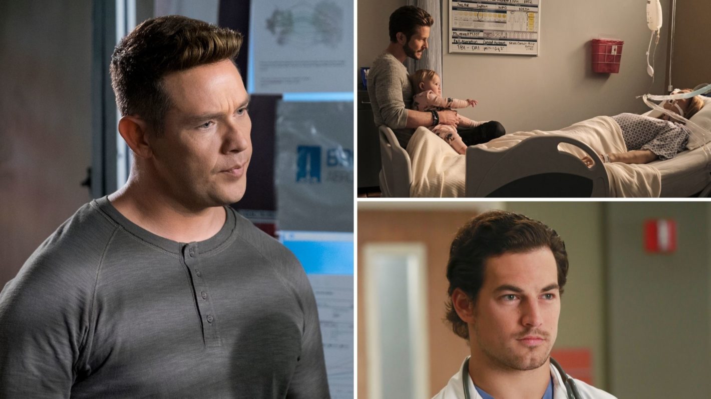 Kevin Alejandro in Lucifer, Matt Czuchry in The Resident, Giacomo Gianniotti in Grey's Anatomy