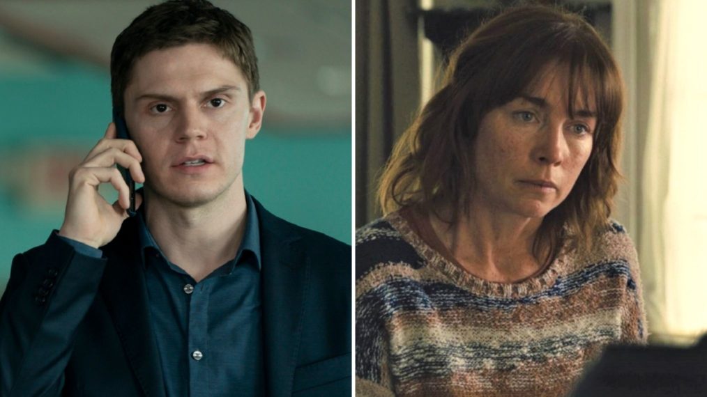 Mare of Easttown Evan Peters and Julianne Nicholson