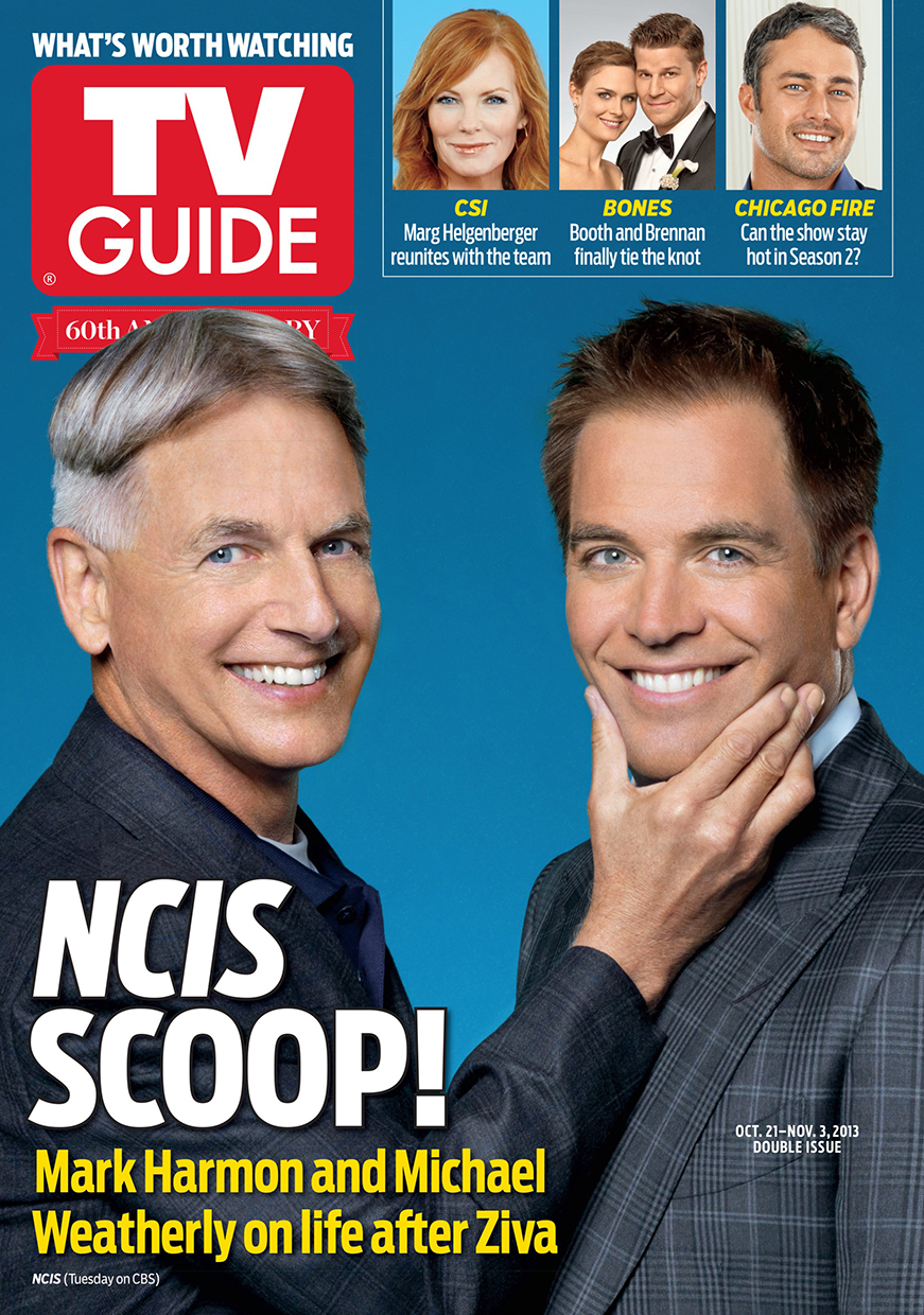 TV Guide Cover - Mark Harmon and Michael Weatherly