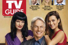 TV Guide Cover - NCIS - Pauley Perrette, Mark Harmon, and Cote de Pablo