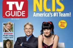 Mark Harmon and Pauley Perrette on the cover of TV Guide in November 2012