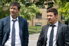 Kyle Chandler and Jeremy Renner in Mayor of Kingstown