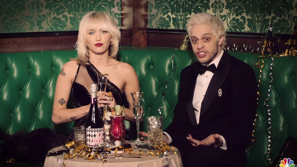 Miley Cyrus and Pete Davidson New Year's Party Trailer