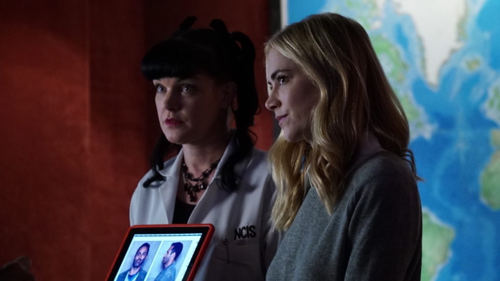 Pauley Perrette and Emily Wickersham in NCIS