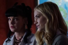 Pauley Perrette and Emily Wickersham in NCIS