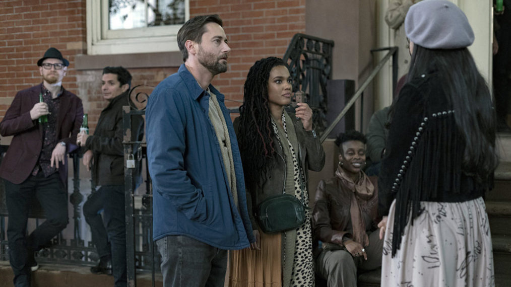 Ryan Eggold as Dr. Max Goodwin, Freema Agyeman as Dr. Helen Sharpe in New Amsterdam