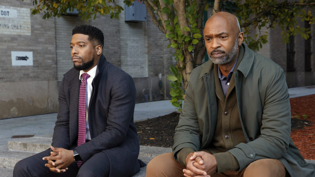 Jocko Sims as Dr. Floyd Reynolds, Andre Blake as Dr. Claude Baptiste in New Amsterdam