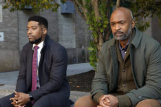 Jocko Sims as Dr. Floyd Reynolds, Andre Blake as Dr. Claude Baptiste in New Amsterdam