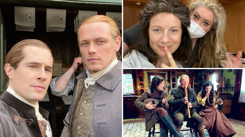 Outlander Season 6 behind the scenes cast