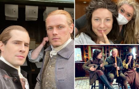 Outlander Season 6 behind the scenes cast