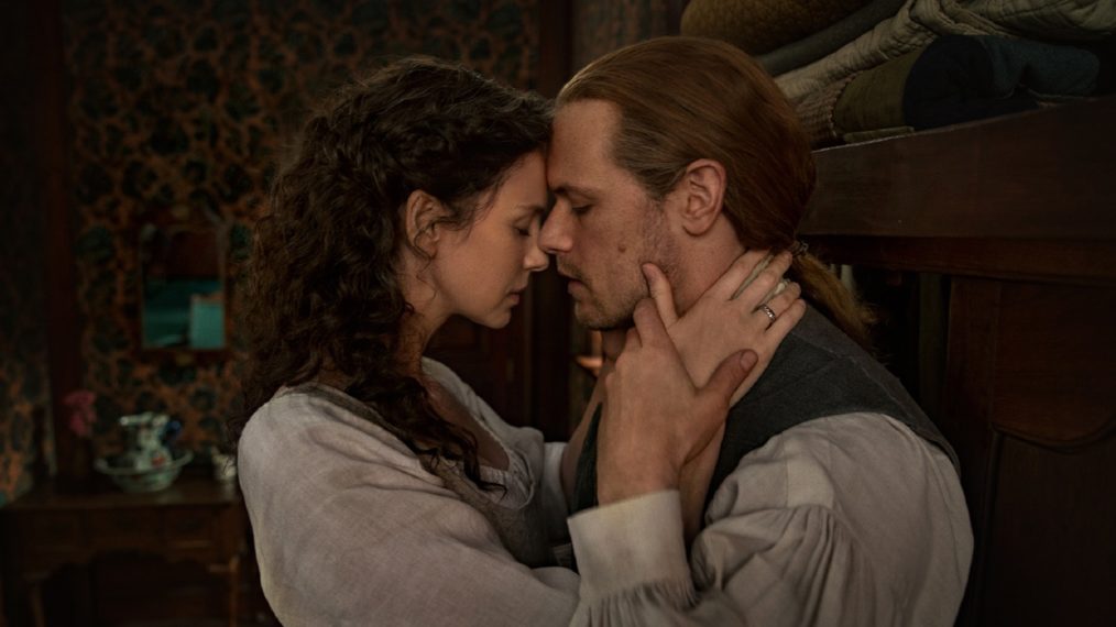 Outlander Season 6 Caitriona Balfe and Sam Heughan as Claire and Jamie