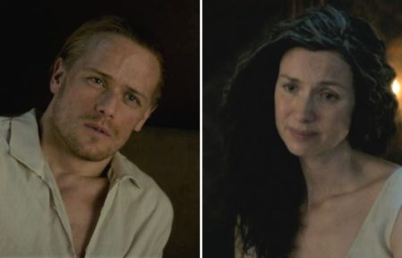 Outlander Season 6 Sam Heughan and Caitriona Balfe as Jamie and Claire