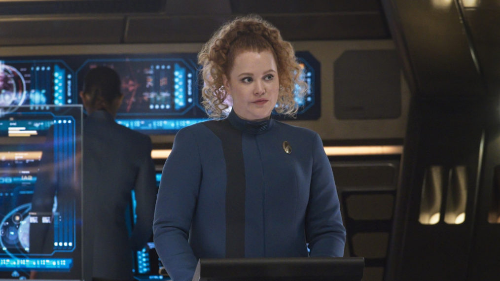 Mary Wiseman as Tilly in Star Trek Discovery