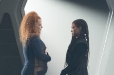 Mary Wiseman as Tilly, Sonequa Martin-Green as Burnham in Star Trek Discovery - 'People of Earth'