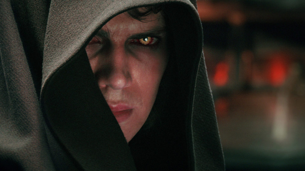 Hayden Christensen as Darth Vader in Star Wars Revenge of the Sith