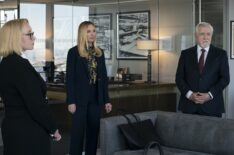 J. Smith-Cameron, Hope Davis, and Brian Cox in Succession - Season 3