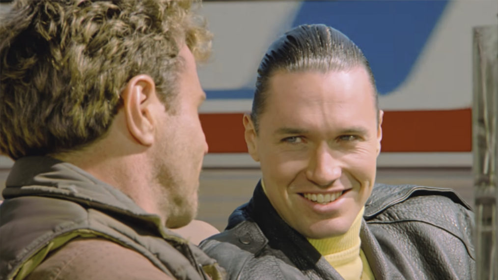 Terry Silver and Thomas Ian Griffith in The Karate Kid Part III