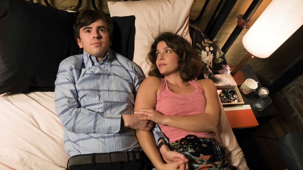 The Good Doctor Freddie Highmore and Paige Spara