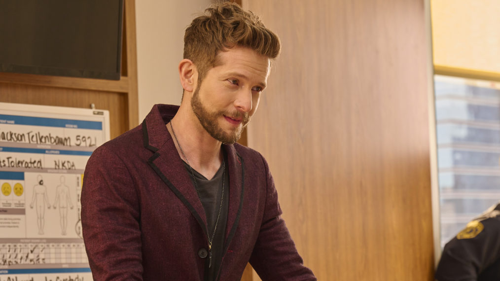 Matt Czuchry as Conrad Hawkins in The Resident