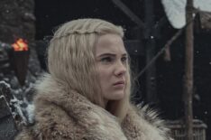 Freya Allan and Henry Cavill in The Witcher - Season 2