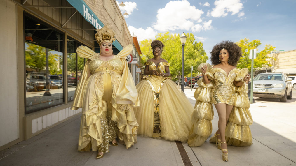 Eureka, Bob the Drag Queen, Shangela in We're Here