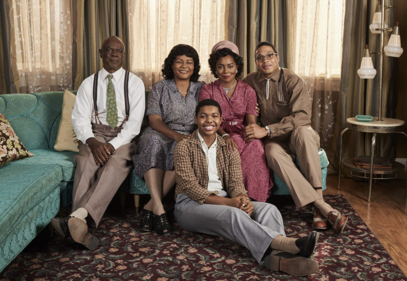 'Women of the Movement,' ABC Limited Series, Glynn Turman as Mose Wright, Tonya Pinkins as Alma Carthan, Cedric Joe as Emmett Till, Adrienne Warren as Mamie Till-Mobley, Ray Fisher as Gene Mobley