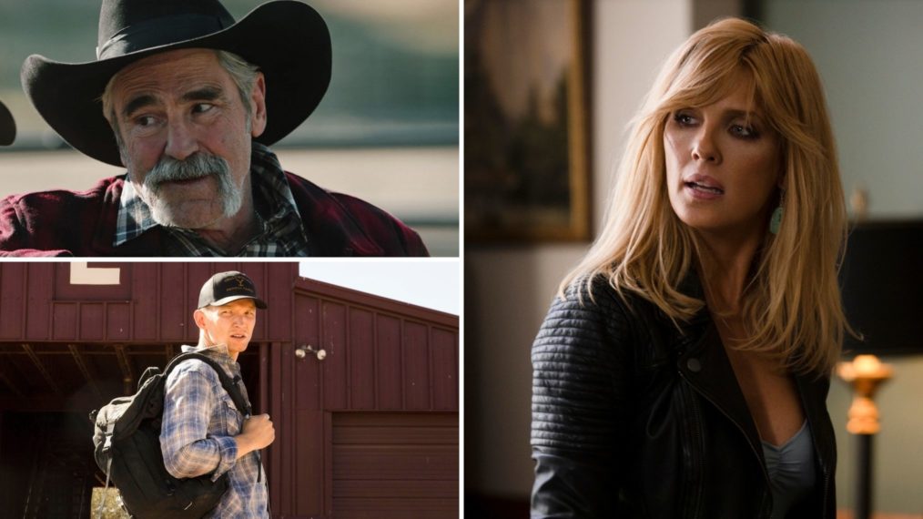 Forrie J. Smith, Jefferson White, Kelly Reilly in Yellowstone