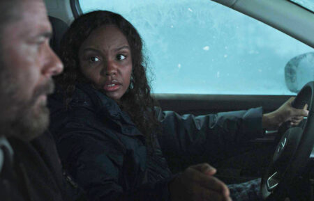 Billy Burke as Billy Tyson, Sierra McClain as Grace in 9-1-1 Lone Star