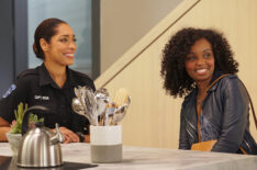 Gina Torres as Tommy, Sierra McClain as Grace in 9-1-1 Lone Star