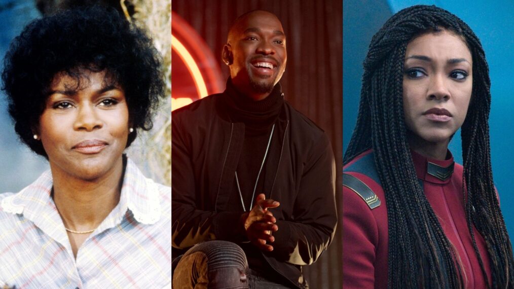 Black History Month 2022 TV Round-Up, Cicely Tyson as Vivian in 'Bustin' Loose,' Jay Pharoah in 'Phat Tuesdays,' Sonequa Martin-Green as Burnham in 'Star Trek: Discovery'