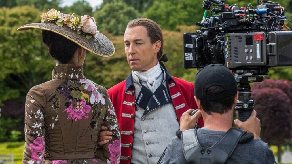 Outlander Season 2 behind the scenes tobias menzies