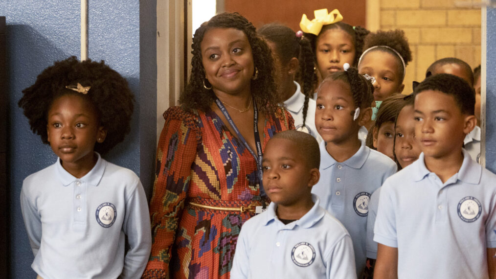 Quinta Brunson as Janine in Abbott Elementary