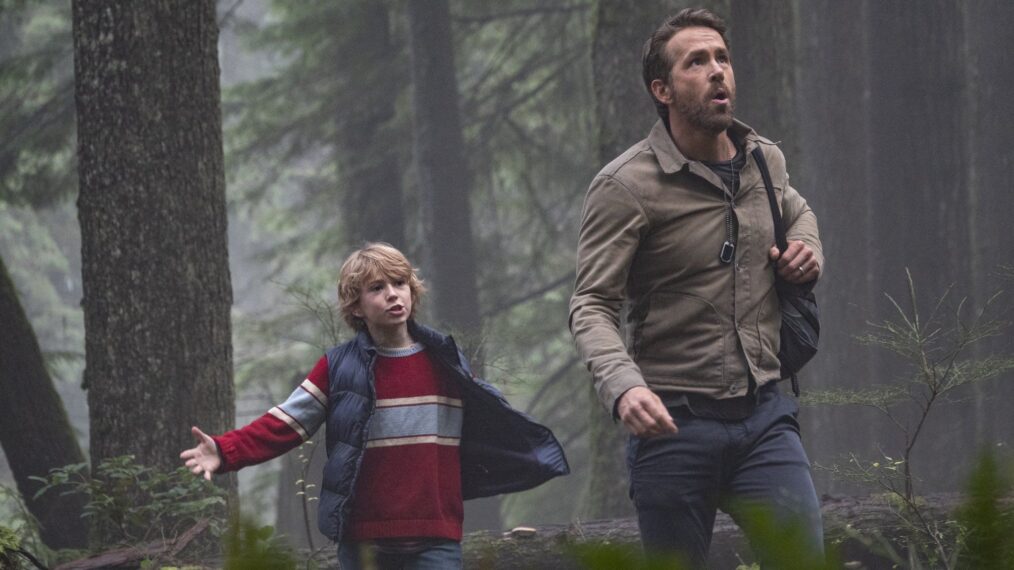 Adam Reed and Ryan Reynolds in The Adam Project