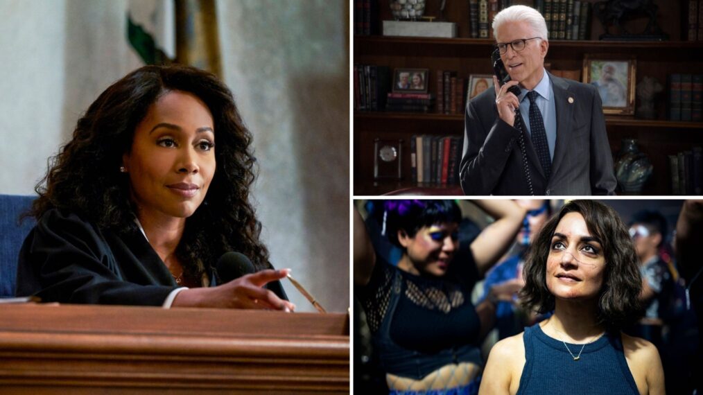 Simone Missick in All Rise, Ted Danson in Mr. Mayor, Archie Panjabi in Snowpiercer