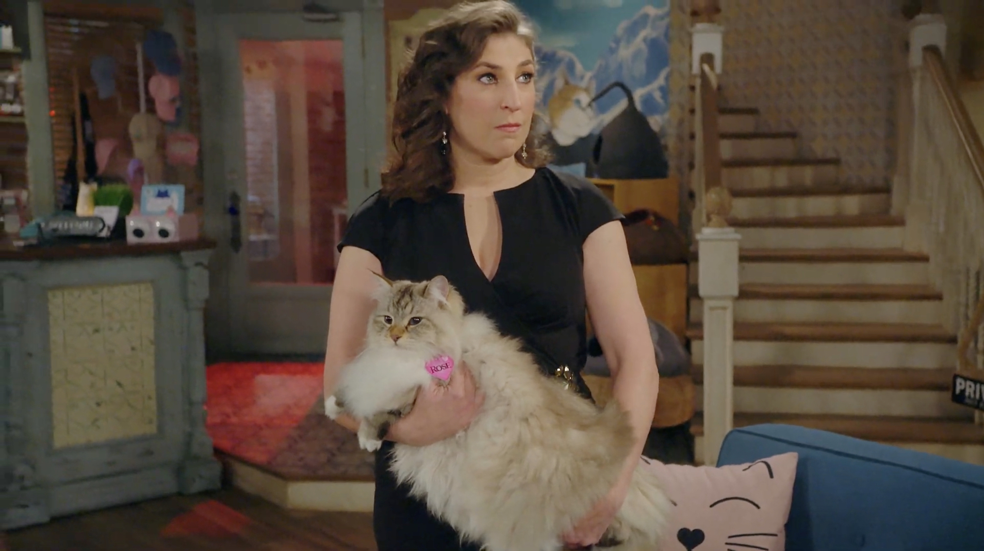 Mayim Bialik in Call Me Kat Bachelorette Spoof