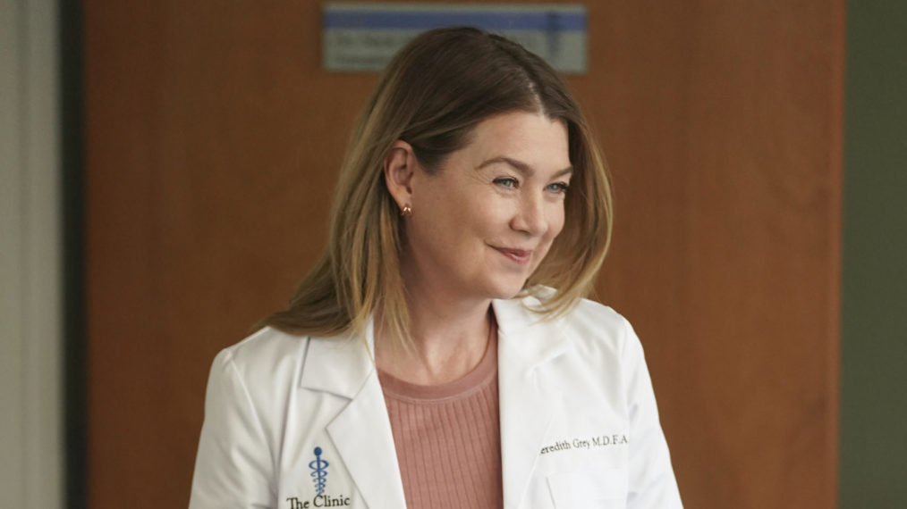 Ellen Pompeo as Meredith in Grey's Anatomy