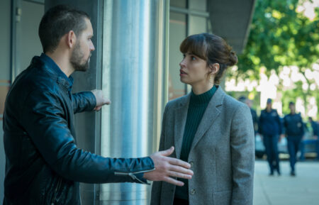 Luke Kleintank as Scott Forrester, Heida Reed as Jamie Kellett in FBI International