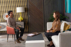 Sendhil Ramamurthy as Asher Pyne, Wendy Crewson as Vivian Katz in Good Sam