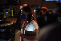 Melissa Fumero behind the scenes of Grand Crew - 'Wine & Hip-Hop'