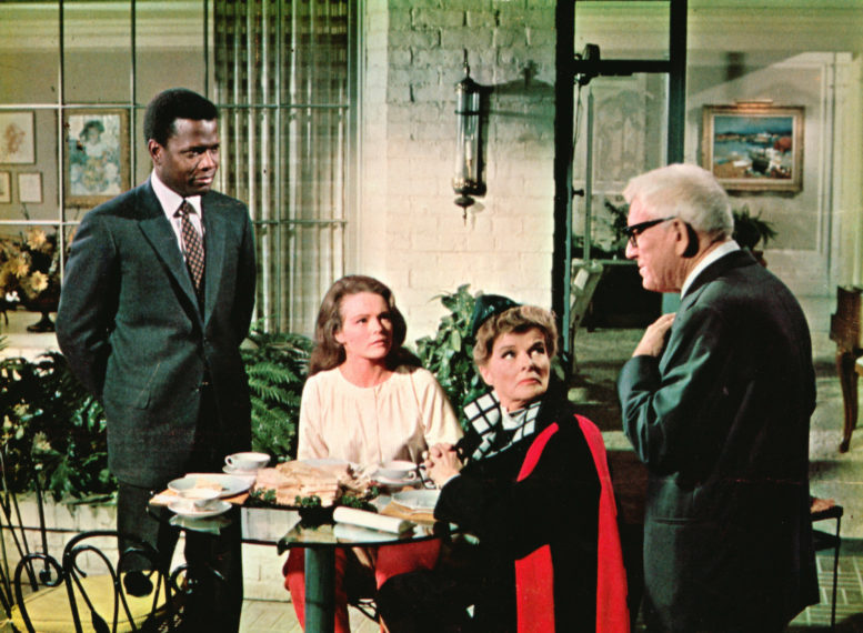 'Guess Who's Coming to Dinner,' 1967, Sidney Poitier, Katharine Houghton, Katharine Hepburn, Spencer Tracy