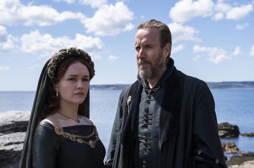 House of the Dragon Season 1 Olivia Cooke and Rhys Ifans 
