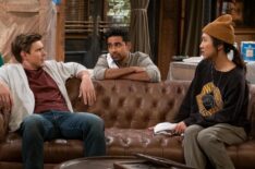 Chris Lowell as Jesse, Suraj Sharma as Sid, Tien Tran as Ellen in How I Met Your Father