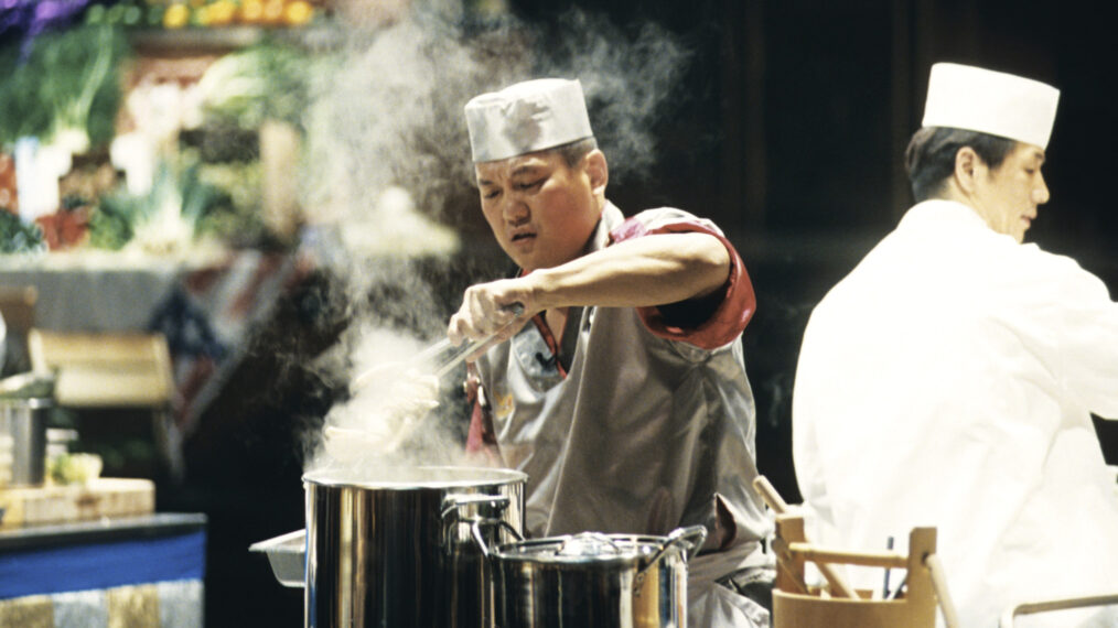 Masaharu Morimoto on 'Iron Chef' in 2000