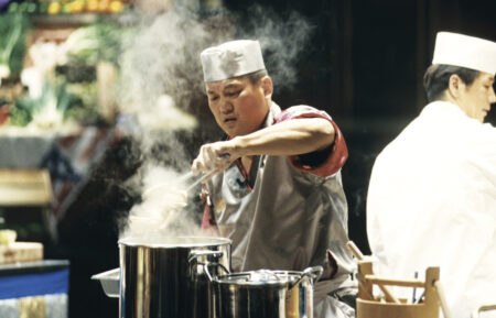 Masaharu Morimoto on 'Iron Chef' in 2000