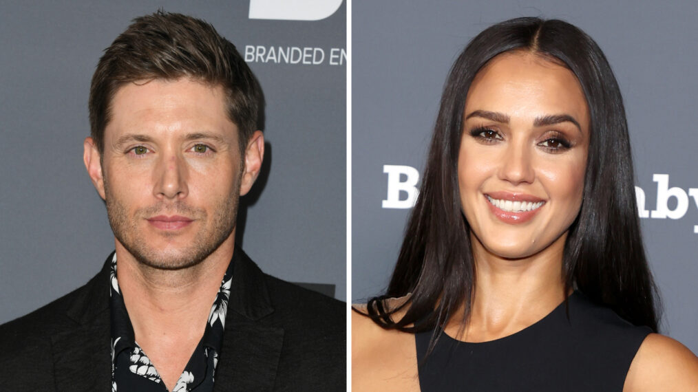 Jensen Ackles and Jessica Alba