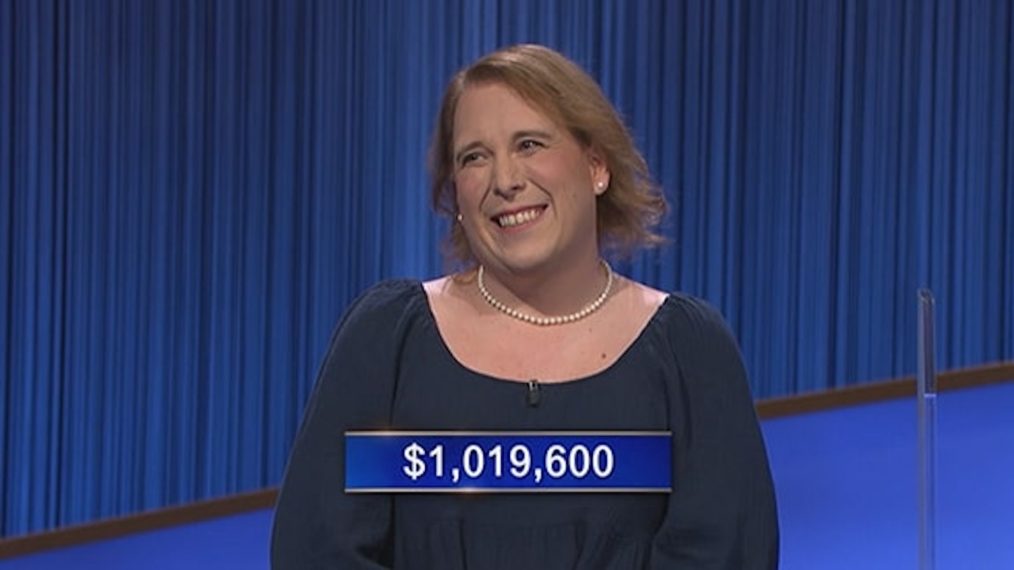 'Jeopardy!,' Amy Schneider, Surpasses $1 Million Mark