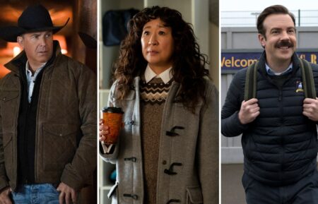 Kevin Costner in Yellowstone, Sandra Oh in The Chair, Jason Sudeikis in Ted Lasso